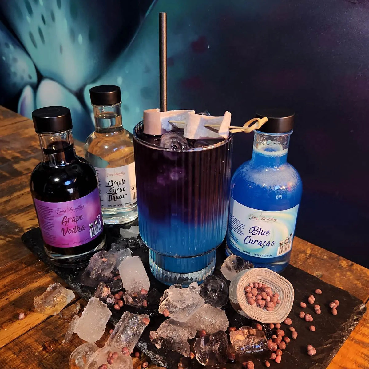 Grape Tingle Cocktail Kit Newy Distillery
