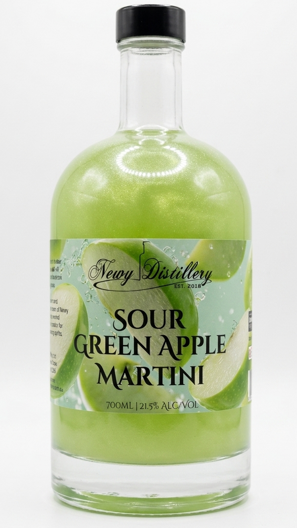 Green Apple Martini Premix Cocktail Newy Distillery