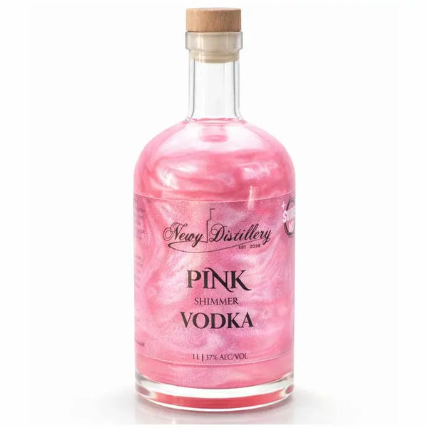 1 Litre Pink Shimmer Vodka Newy Distillery
