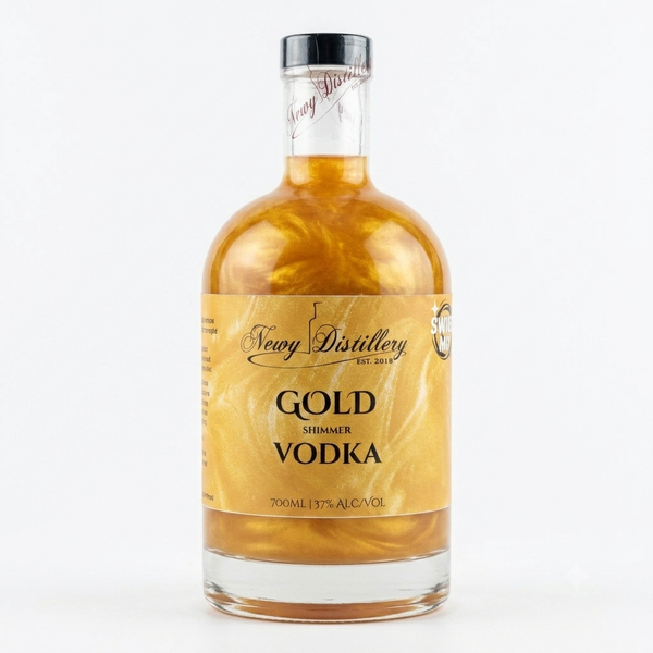 Gold Shimmer Vodka Newy Distillery