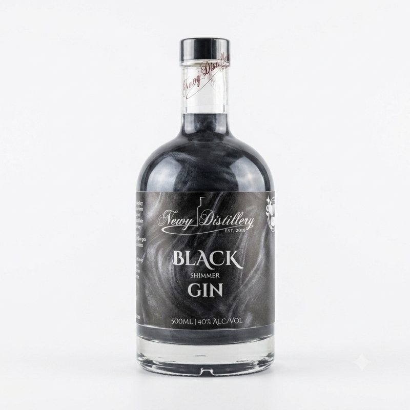 Black Shimmer Gin Newy Distillery
