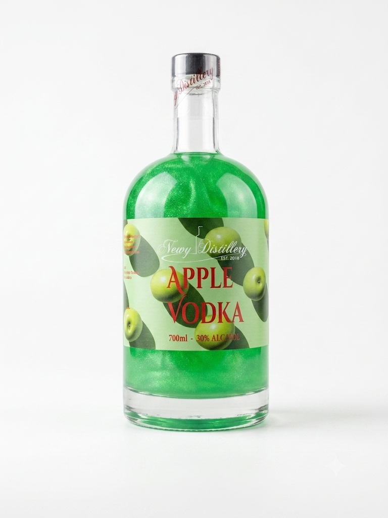 Green Apple Vodka 700ml Newy Distillery
