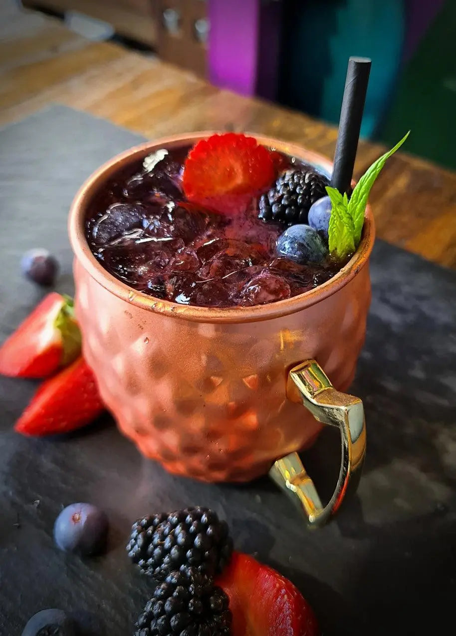 Mixed Berry Moscow Mule Cocktail Recipe