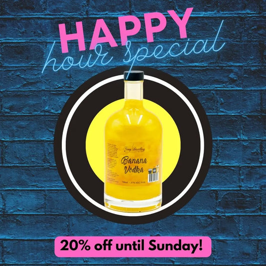 HAPPY HOUR WEDNESDAYS - 20% OFF A SELECTED BOTTLE!