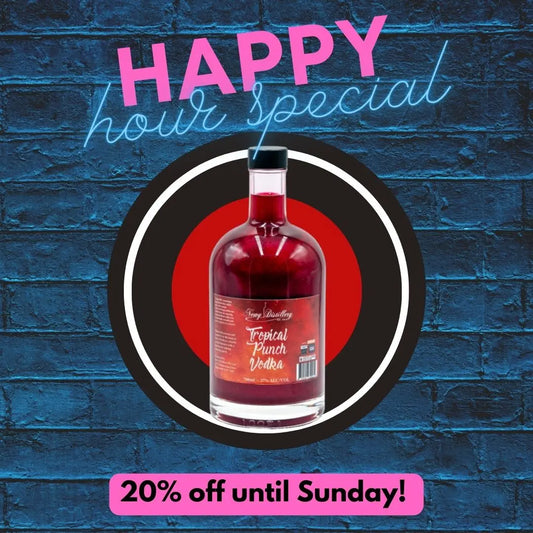 HAPPY HOUR WEDNESDAYS ARE BACK! 20% OFF A SELECTED BOTTLE EACH WEEK!