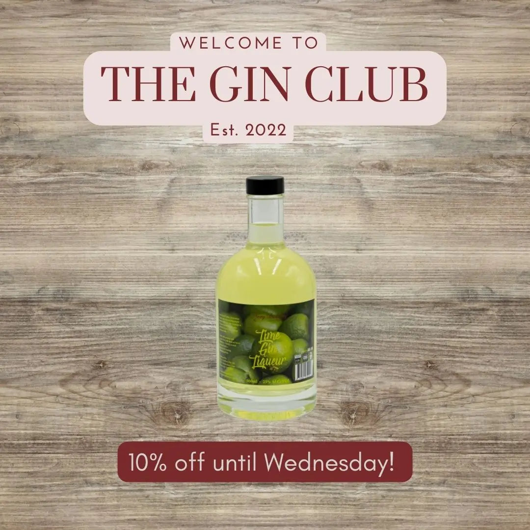 THE GIN CLUB! THIS WEEK 10% OFF LIME GIN LIQUEUR!