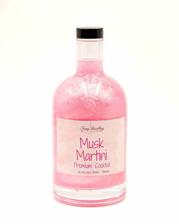 Musk Martini Pre-Mix Cocktail Bottle Newy Distillery
