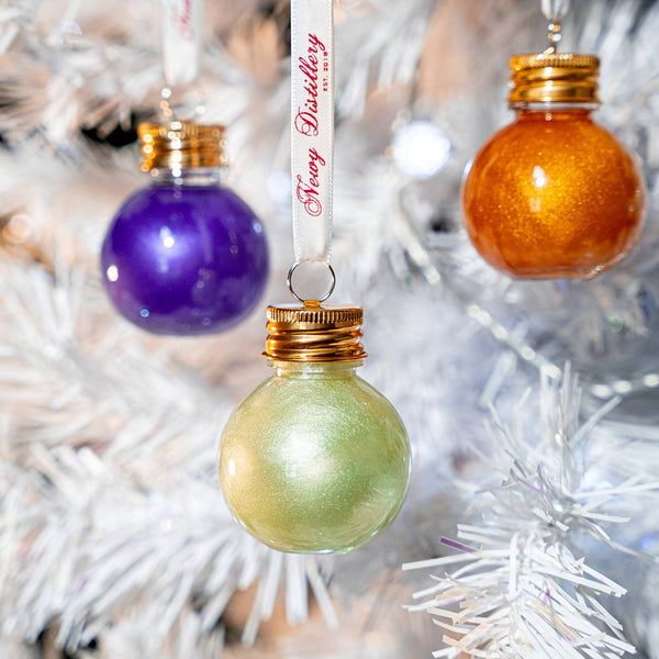 Christmas 2025 Dry Gin Coloured Baubles 6pk Newy Distillery