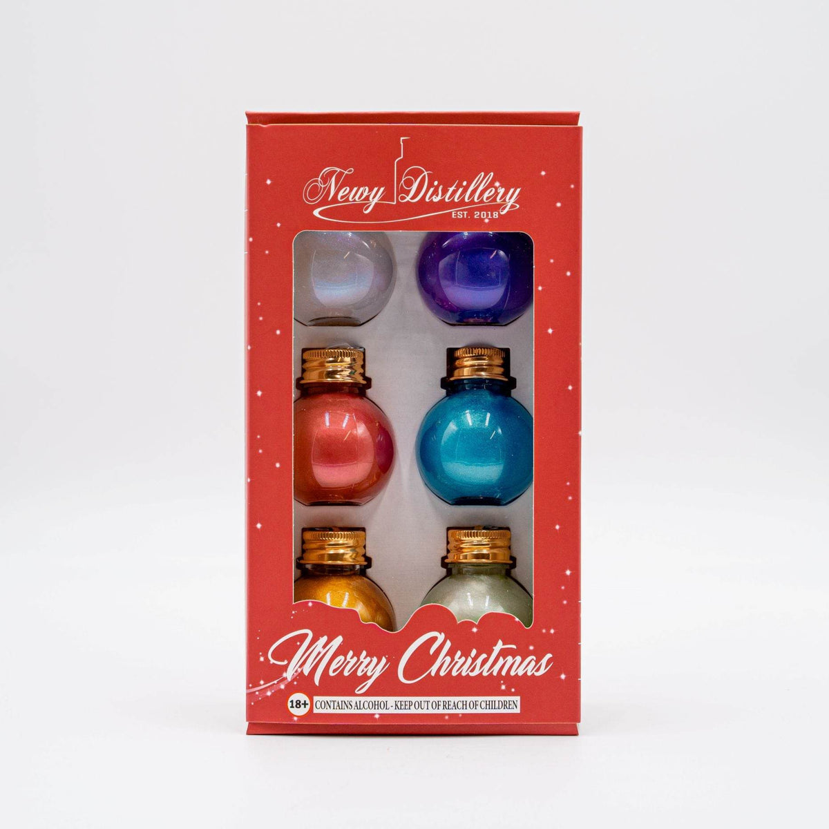 Christmas Flavour Gin Baubles Shimmer 6pk Newy Distillery