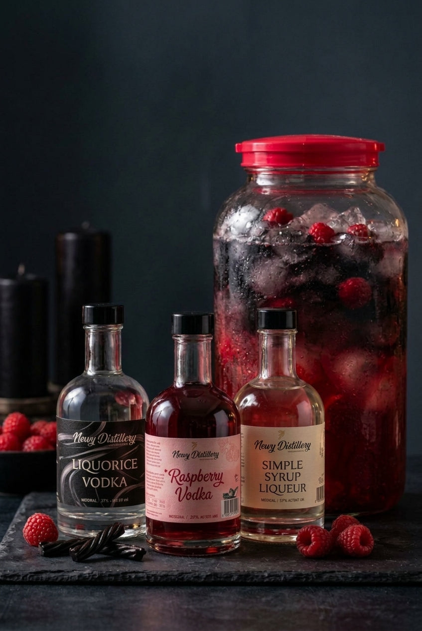 Raspberry Licorice Cocktail Jug