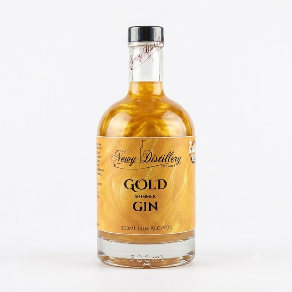 Gold Shimmer Gin Newy Distillery
