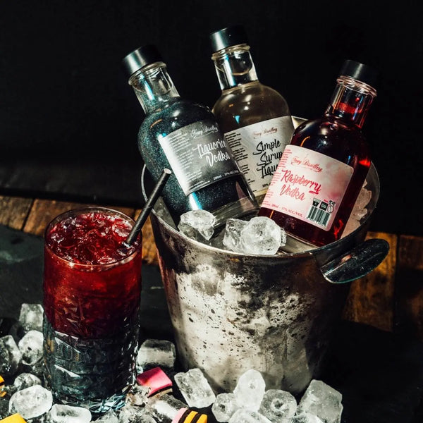Raspberry and Liquorice Cocktail Kit Newy Distillery