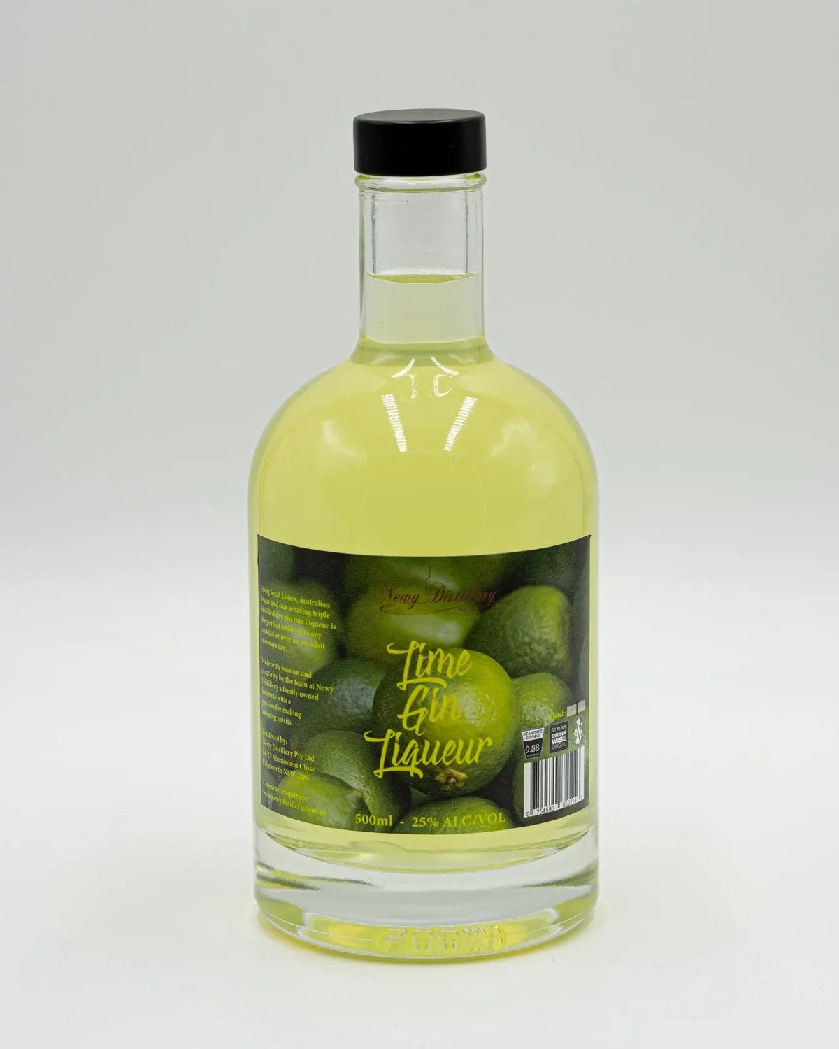 Lime Gin Liqueur Newy Distillery