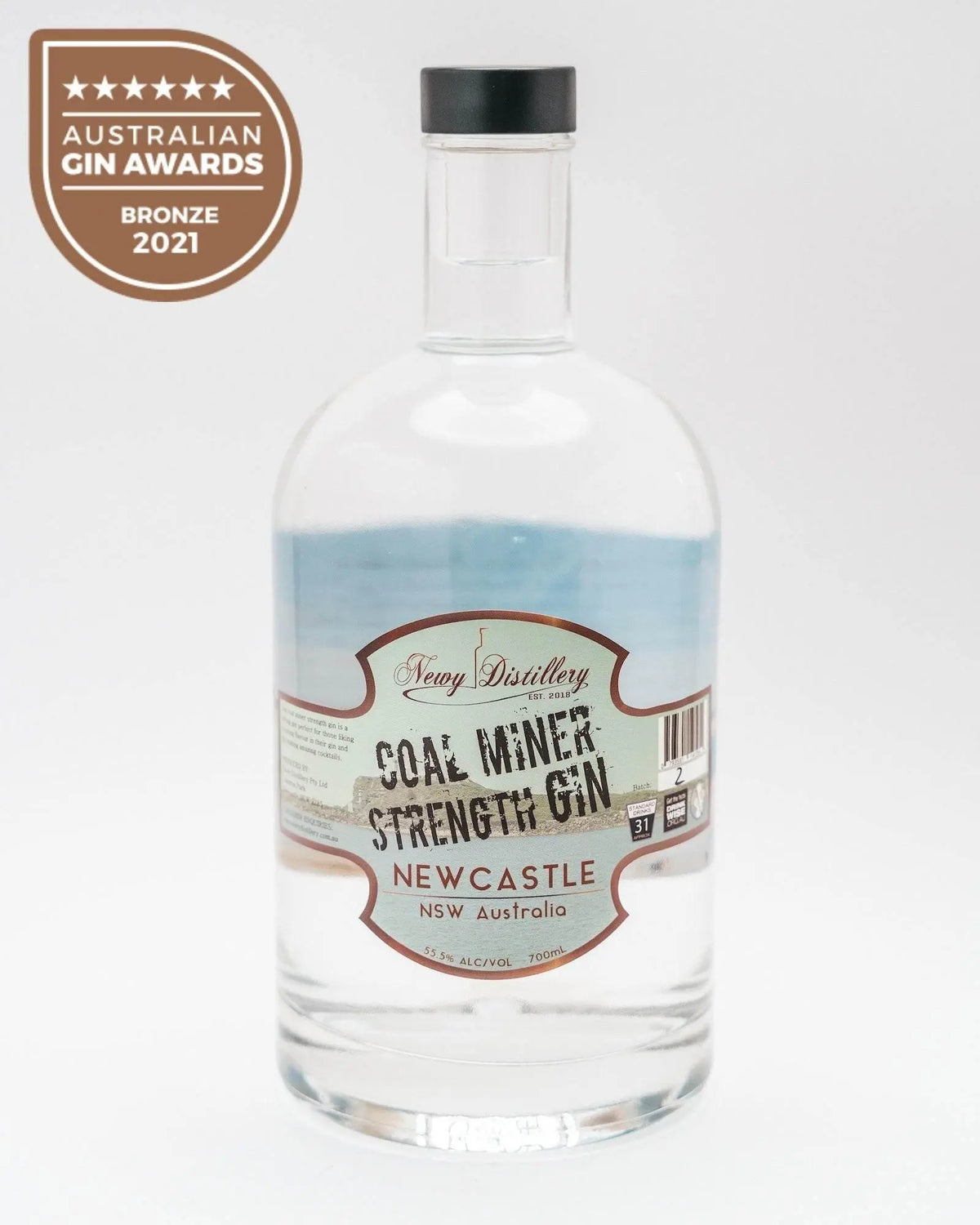 Coal Miner Strength Gin Newy Distillery