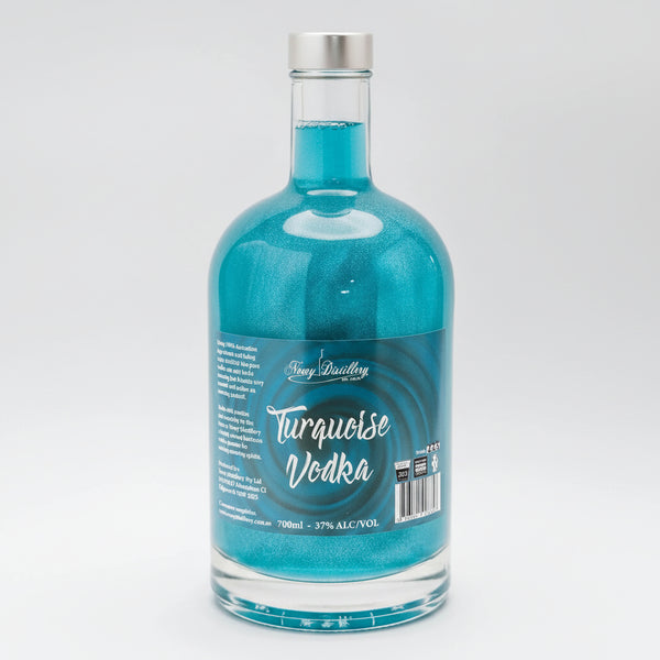 Turquoise Shimmer Vodka Newy Distillery